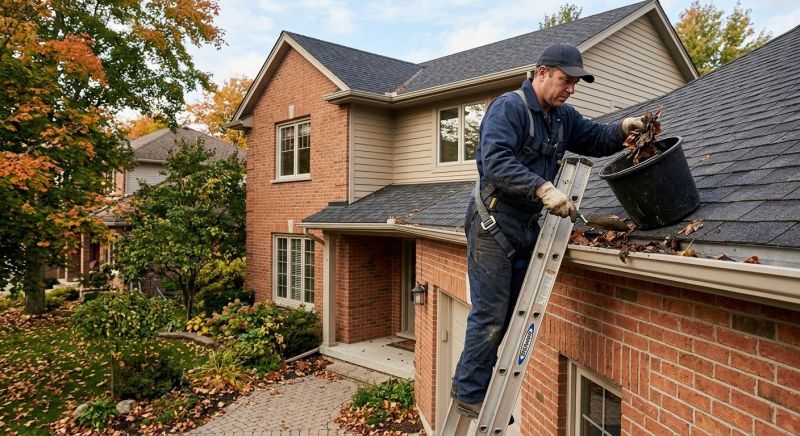 Gutter Pine Needle Removal in Annapolis, MD